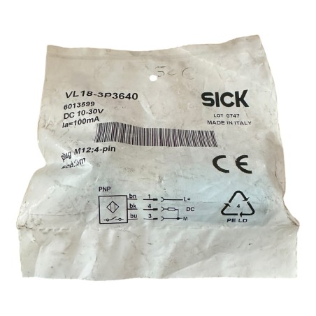 SICK VL18-3P3640 CAPTEUR DE PROXIMITE