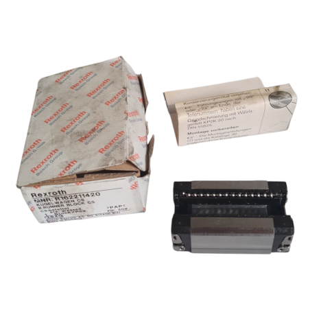 REXROTH R162211420 Ball Runner Block avec pièce manquante