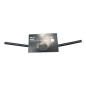 XLC  6061 DB ALLOY HB-RB12L 720mm 31,8mm RISE 15mm GUIDON VELO