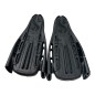 SCUBAPRO 25.555.200 FF FOOT PACKET MFS BLACK TAILLE S PALME