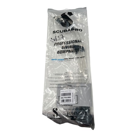 SCUBAPRO 26.715.900 ESCAPE SNORKEL TRANSPARENT TUBA