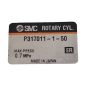 SMC P317011-1-50 Vérin pivotant MRQBS32-50CB 0.7MPa P317010-2