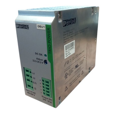 PHOENIX CONTACT 2866459 TRIO-PS3/3AC/24DC/10 Alimentation sur rail