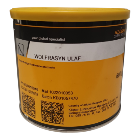 KLÜBER LUBRICATION WOLFRASYN ULAF Pâte hautes température du graphite boîte 600g 0030010046