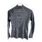 JOHAUG ELEVATE WOOL HALF ZIP TEE-SHIRT MANCHE LONGUE THERMIQUE INK TAILLE M