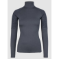 JOHAUG ELEVATE WOOL HALF ZIP TEE-SHIRT MANCHE LONGUE LAINE MERINO GRIS XS