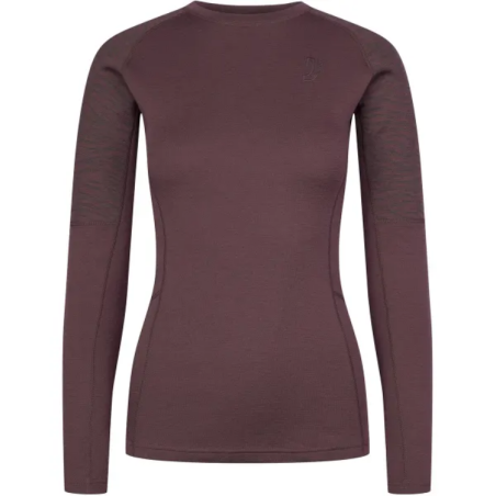 JOHAUG ELEVATE WOOL LONG SLEEVE TEE-SHIRT MANCHE LONGUE LAINE MERINO VIOLET XS
