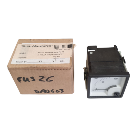 KLAUS PÖTTER BQ0407 Micro ampèremètre 0-100µA 60503