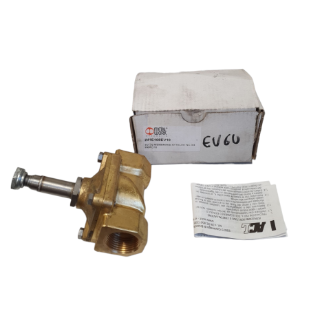 METALWORK Z41E108EV18 Electrovanne EV. 2/2 MEMBRANE ATTELEE NC 3/4 FKM D18