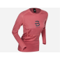 DAEHLIE ACTIVE WHOOL LONG SLEEVE DUSTY RED TEE SHIRT MANCHES LONGUES TAILLE XS