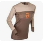 DAEHLIE PERFOMANCE TECH LS TEE SHIRT MANCHES LONGUES TAUPE TAILLE M