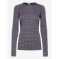 KARI TRAA ROSE LIGHT LS TEE SHIRT MANCHES LONGUES MERINO BLEU TAILLE XS