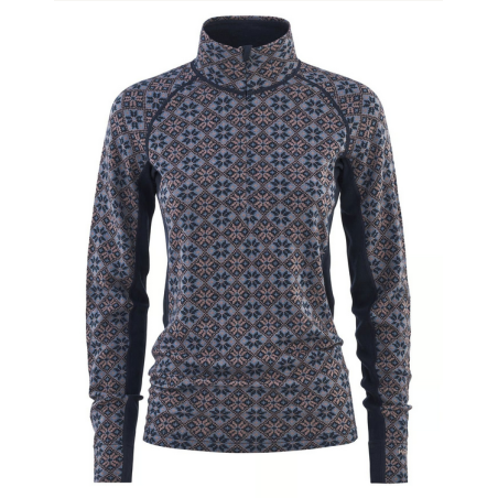 KARI TRAA ROSE LIGHT HZ TEE SHIRT MANCHES LONGUES MERINO BLEU TAILLE XS