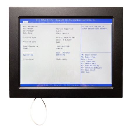 IESPTECH Pc industriel tactile WTM-I2 Version 2.0 Ecran 15" Refroidissement passif