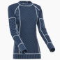 KARI TRAA SMEKKER LS TEE SHIRT MANCHES LONGUES MERINO BLEU TAILLE XL