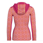 KARI TRAA ROSE HOOD TEE SHIRT MANCHES LONGUES MERINO ROSE TAILLE XL