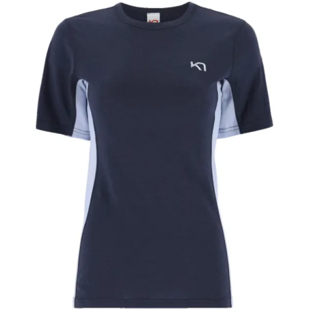KARI TRAA ELENORE TEE TEE SHIRT LAINE BLEU TAILLE L