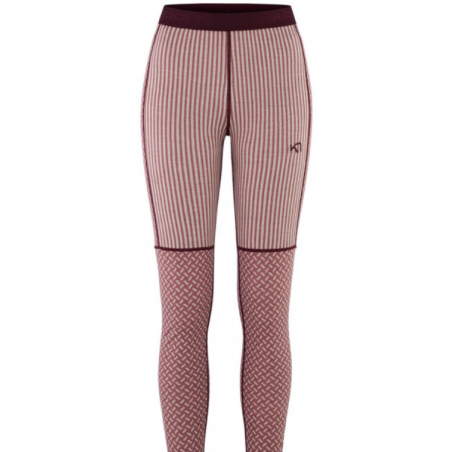 KARI TRAA SMEKKER PANT LEGGING MERINO TAUPE TAILLE XS