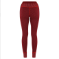 KARI TRAA SMEKKER PANT LEGGING MERINO ROUGE TAILLE XS
