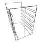 MELAG 02518 RACK POUR 6 CASSETTES DIN CLINICLAVES DX15-0291-0200-0300-E3  TYP 25