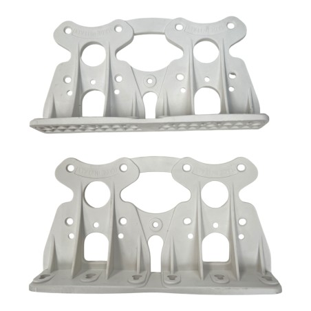LOT DE 2 x ATLAS FILTRI SUPPORT MUR POUR FILTRE A EAU 10"DP BW 1/4
