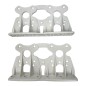 LOT DE 2 x ATLAS FILTRI SUPPORT MUR POUR FILTRE A EAU 10"DP BW 1/4