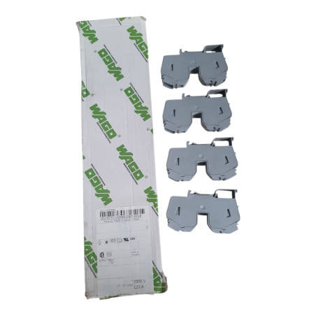 WAGO 51169961 4 pièces Bloc de jonction connecteur 2 Positions Traversant Gris