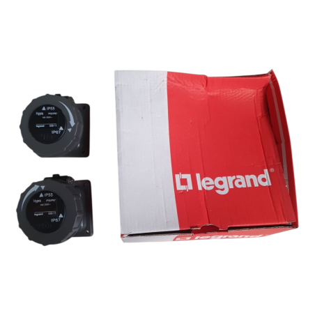 LEGRAND 539 11 Lot de 2 Prises de courant fixe Hypra 16A/200-250V 2P+T