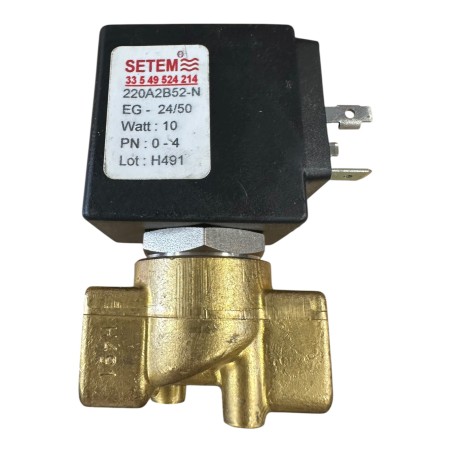 SETEM 220A2B52-N TYPE E 24V 50:60HZ 15VA ED100% ELECTROVANNE