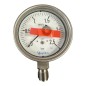 BOURDON EN 837-1 / 0-2,5 BAR MANOMETRE