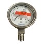 BOURDON EN 837-1 / 0-2,5 BAR MANOMETRE