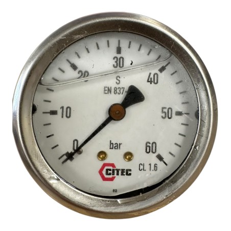 CITEC EN837-1 / 0-60 BAR MANOMETRE