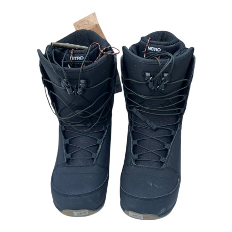 NITRO RIVAL TLS BLACK TAILLE 28 US10 42 2/3 UK9 CHAUSSURES DE SNOWBOARD