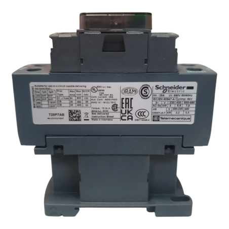 SCHNEIDER ELECTRIC LC1DT25 P7 230V 50/60Hz Contacteur