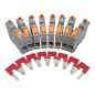 LOT DE 8 PHOENIX CONTACT PTPOWER 35 et 8 FBS 2-16 Bloc de jonction de puissance LOT DE 8 PHOENIX CONTACT PTPOWER 35 et 8 FBS 2-16 Bloc de jonction de puissance