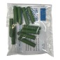 MELAG ME89051 SILICONE CLOSURE CAP GREEN 10 PIECES