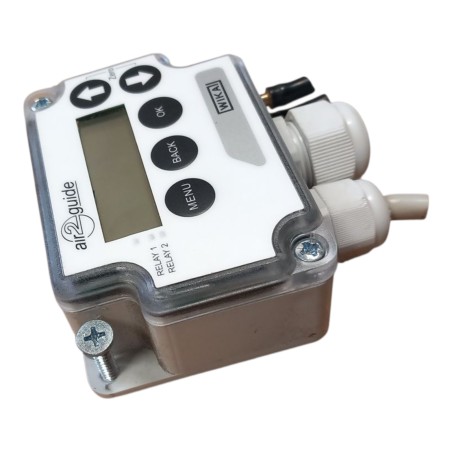 WIKA 42500858 A2G-45-AZ-2R Pressostat électronique différentiel avec afficheur