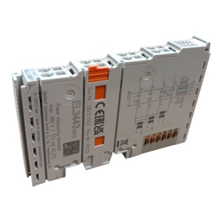 BECKHOFF EL3443-0013 EtherCAT Terminal 3-channel analog input power measure 480V