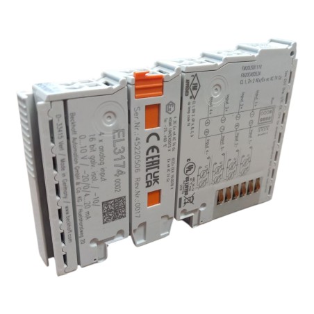 BECKHOFF EL3174-0002 EtherCAT Terminal 4-channel analog input multi-function