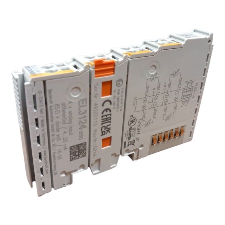BECKHOFF EL3124-0090 EtherCAT Terminal 4-channel analog input current 4…20 mA