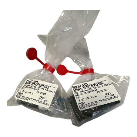 LOT DE 2 REXROTH R117520152 Pièce à monter