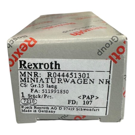 REXROTH R044451301 Guide à billes miniature