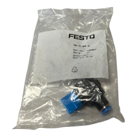 FESTO 153467 HE-2-QS6 Vanne d'arrêt