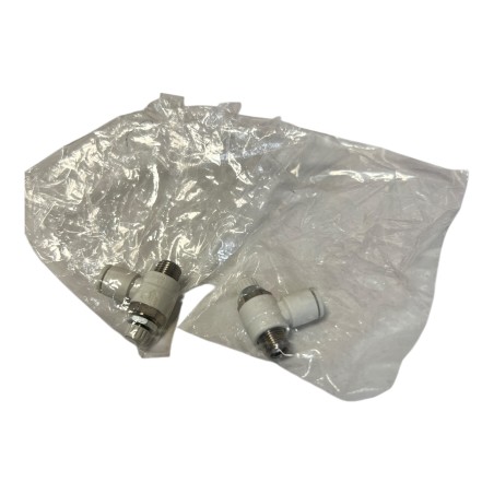 LOT DE 2 SMC AS2201F-01-06 Régulateur de débit