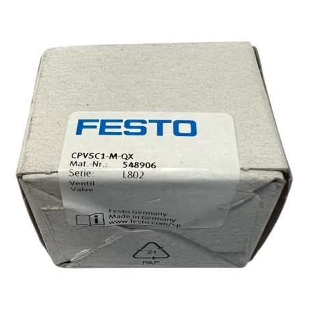 FESTO CPVSC1-M-QX 548906 Vanne pneumatique