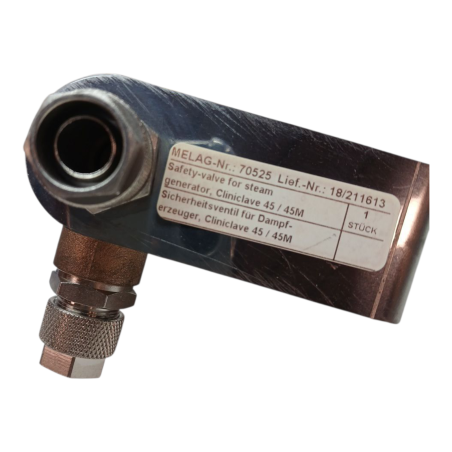 MELAG ME70525 SAFETY-VALVE FOR STEAM GENERATOR, CLINICLAVE 45/45M