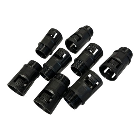 LAPP 68100065 SILVYN FLEXILOK PG16/21 Presse-étoupe droit Lot de 8