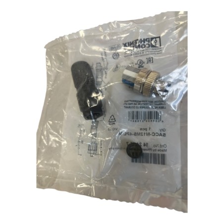 PHOENIX CONTACT 1424657 SACC-M12MS-4PL M Connecteur mâle droit M12 Push Lock