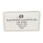 ELECTRONIC CONCEPTS UP9-16766K Condensateur 1100.0 +/-10% 1000VDC