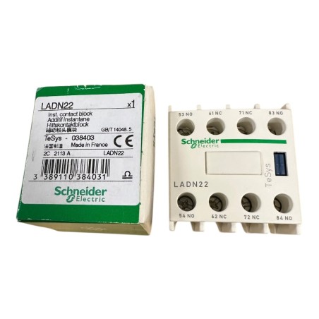 SCHNEIDER ELECTRIC LADN22 / 038403 INSTANT CONTACT BLOCK